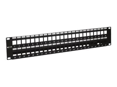 Tablero de Conexiones Nexxt - Negro - 48 Puertos - 2U - 19"