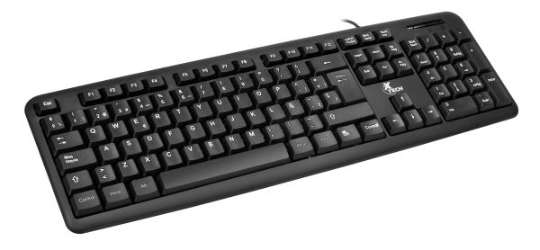 Teclado Xtech con Cableado en Español - Negro