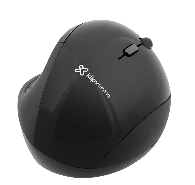 Mouse Inalámbrico Ergonómico Orbix, KMW-500BK