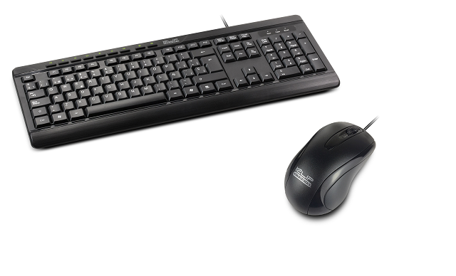 Klip Xtreme KCK-251S DeskMate - Combo Teclado y Mouse USB en español