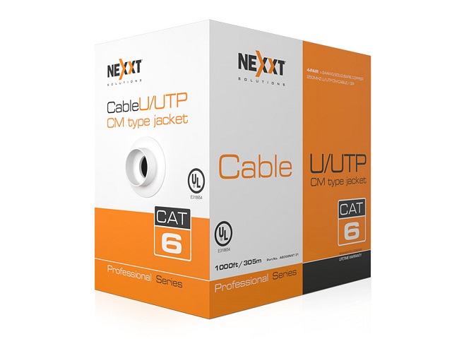 Nexxt Professional Cat6 UTP Cable 4P 24AWG CM 305m Azul