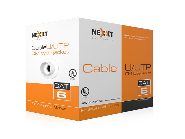 Nexxt Professional Cat6 UTP Cable 24AWG CM 305m Gris