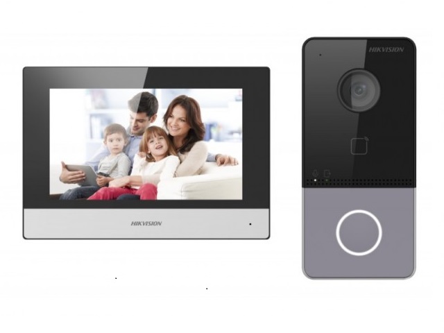 Kit de Videoportero IP Hikvision con Alarma a App de Smartphone