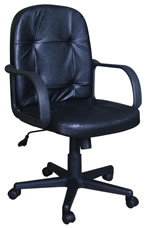 Silla Ejecutiva con Reposabrazos (Negro)