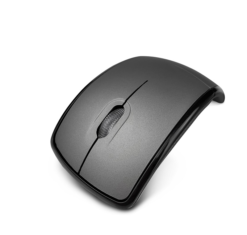 Mouse Inalámbrico Plegable Klip Xtreme 2.4GHz - Gris