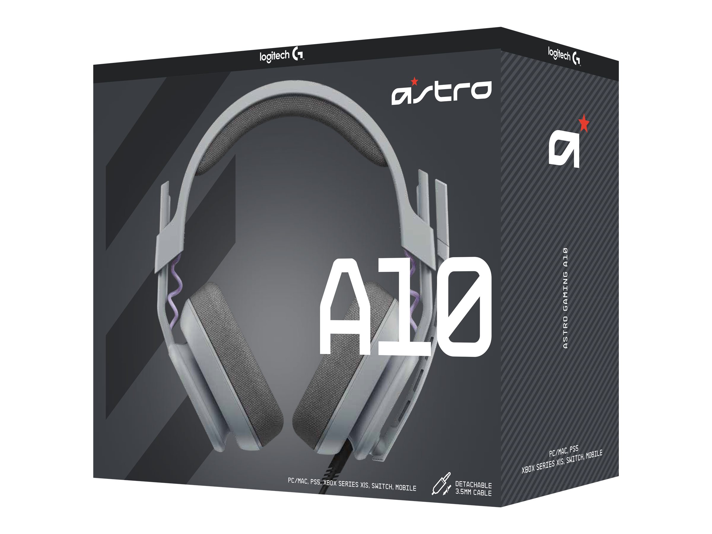 ASTRO Gaming A10 Gen 2 - Auriculares de Gaming Cableados - Color Gris