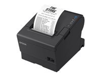 Epson OmniLink TM-T88VII - Impresora de recibos térmica - 180 ppp - 500 mm/segundo - USB, LAN - Cortador automático - Negro