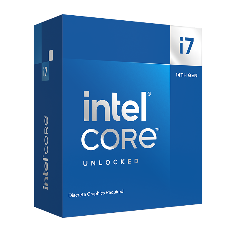 Intel Core i7-14700KF - Procesador de 20 núcleos - 3.4 GHz - 33 MB caché - Socket FCLGA1700 - Caja